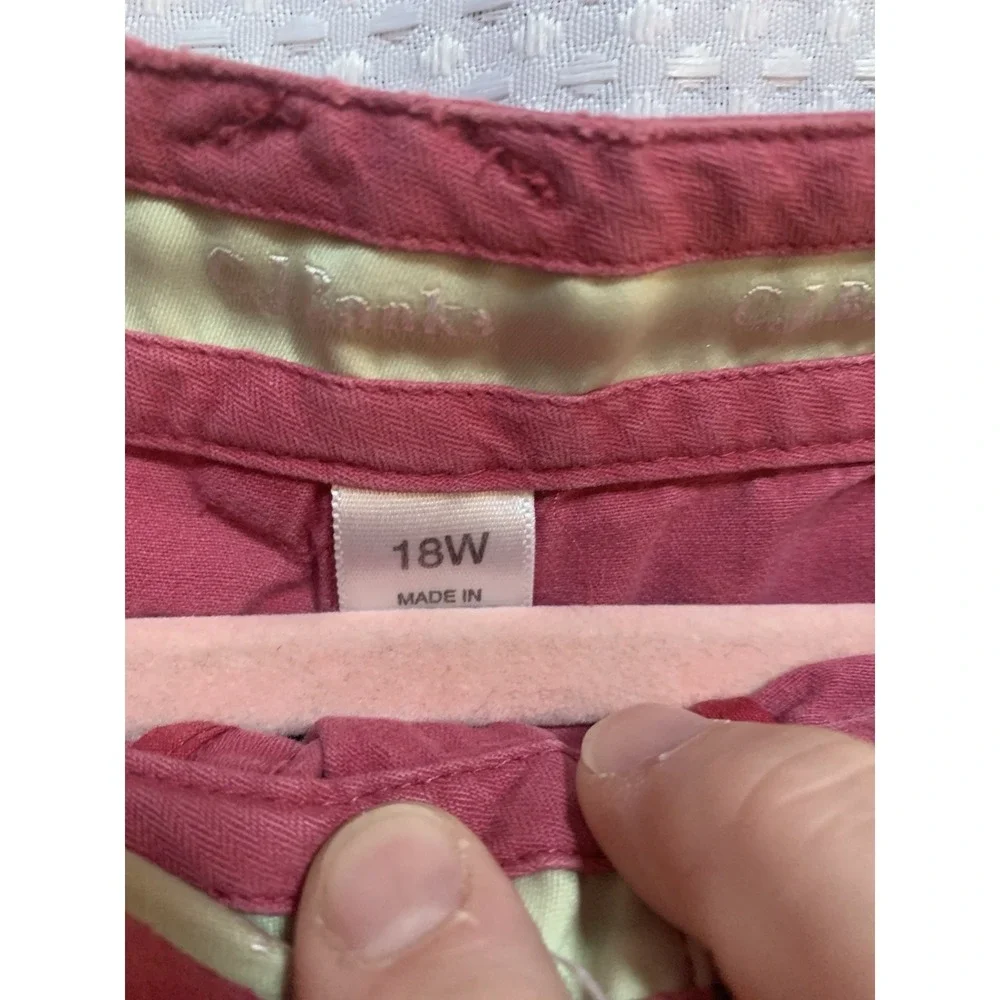CJ Banks 18 Women Dusty Rose‎ Casual Pants - Picture 4 of 9